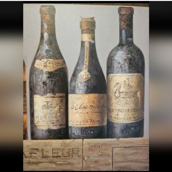 Wine Bottle Wood Frame Baochuan Chen Open Edition - Picture 2 of 9